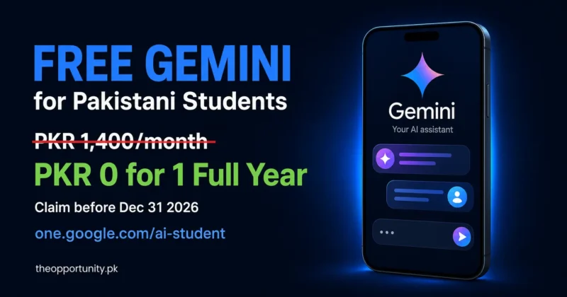 Free Gemini For Pakistani Students